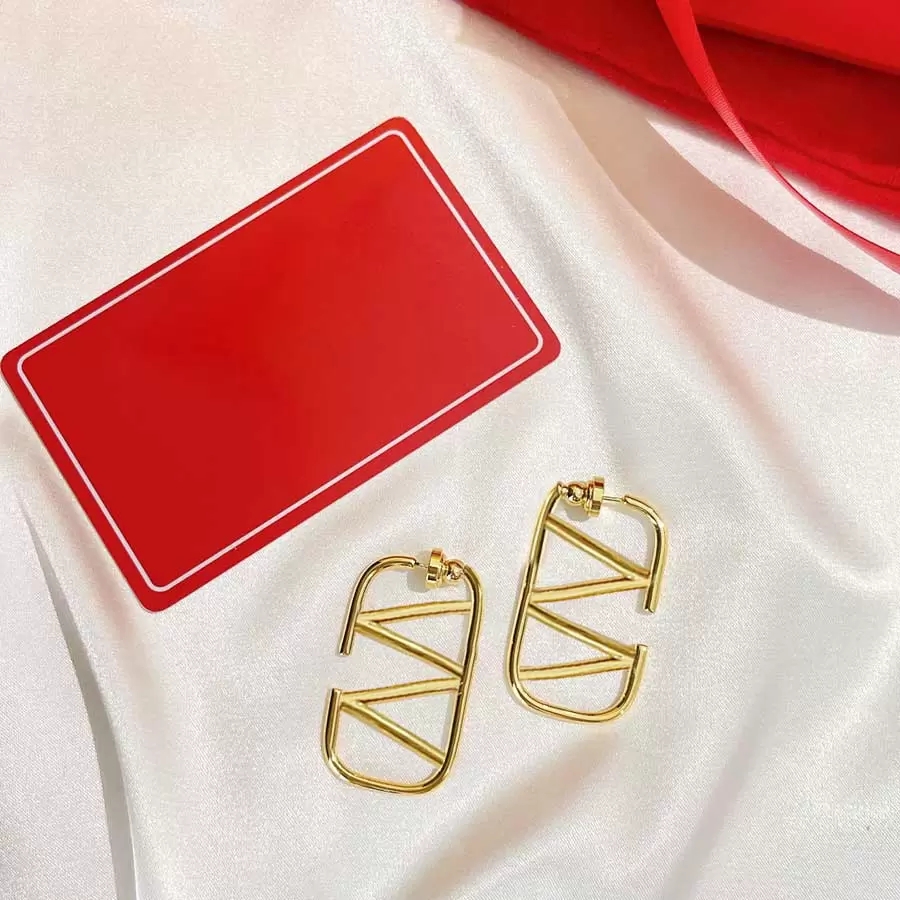 

Classic Earrings Diamond Charm Double Letter Pearl Pendant Women Elegant Crystal Earrings Birthday Anniversary Gifts