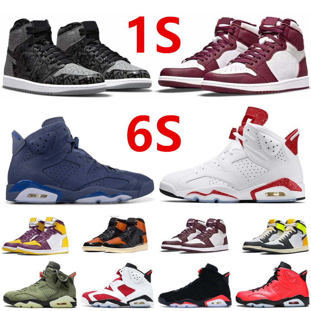 

Black Cat Basketball Shoes 6 UNC Home Sport Blue Electric Green 6s Red Oreo 1 Rebellionaire High 85 Georgetown 1s Volt Gold Patent Bred KO Ghost Green Big Size 13 With Box, Shoes box