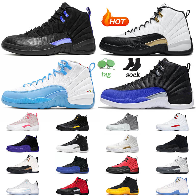 

12s XII Fashion Jumpman Basketball Shoes Mens Sports 12 Stealth University Blue Low Easter Winterized Wntr Gamma Blue Jorda Womens Sneakers Trainers Size 36-47, C18 the master 40-47