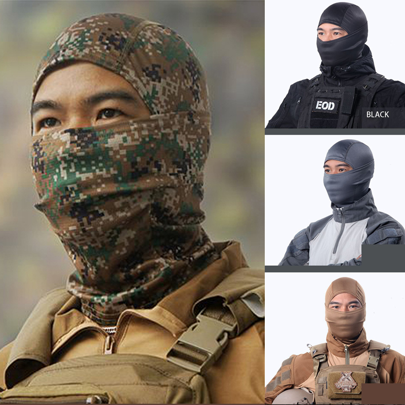 

Military Head Scarf Army Camouflage Face Mask Full Face Cover Winter Neck Warmer Windproof Bandana Scarf Hunting Camo Tactical