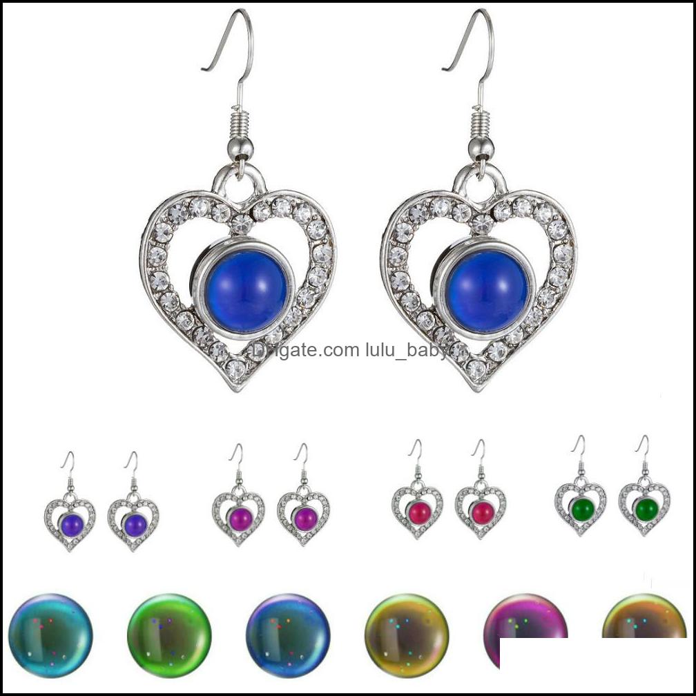 

Charm Mood Earring Tracker Thermochromic Drop Earrings Temperature Sensing Delivery 2021 Baby Dhjag