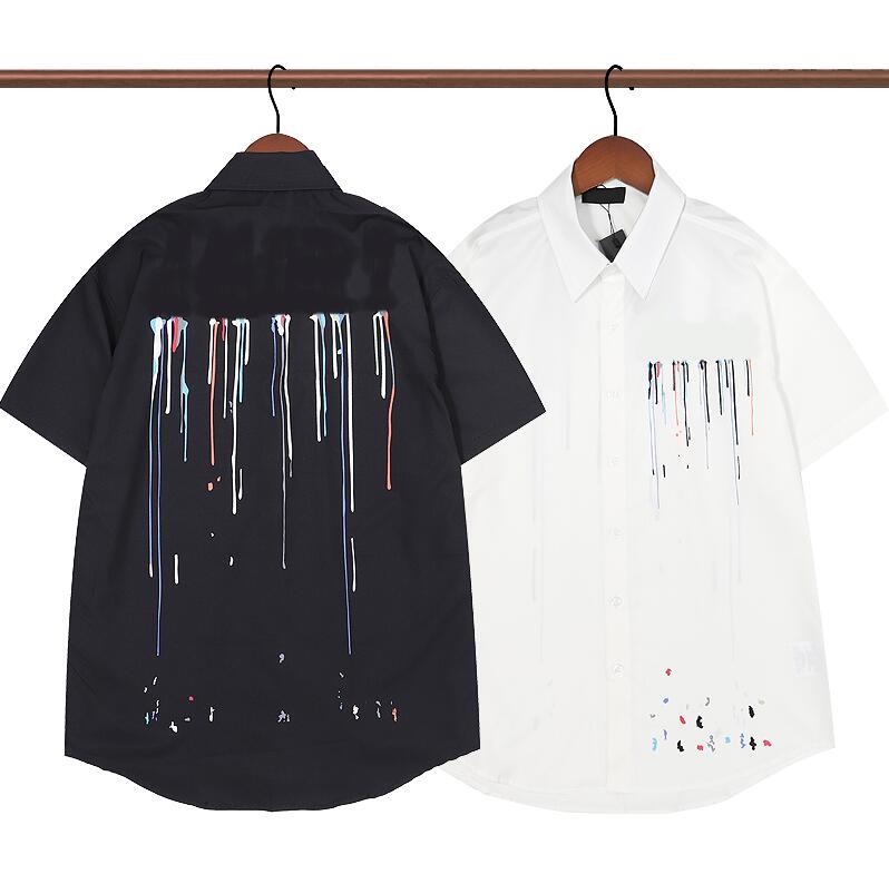 

Classic Mens Designer Shirts With Letters Summer Short Sleeved T-shirt For Men Women Tee Polos Casual Tops Fashion Mens Clothing High Quality, Black1