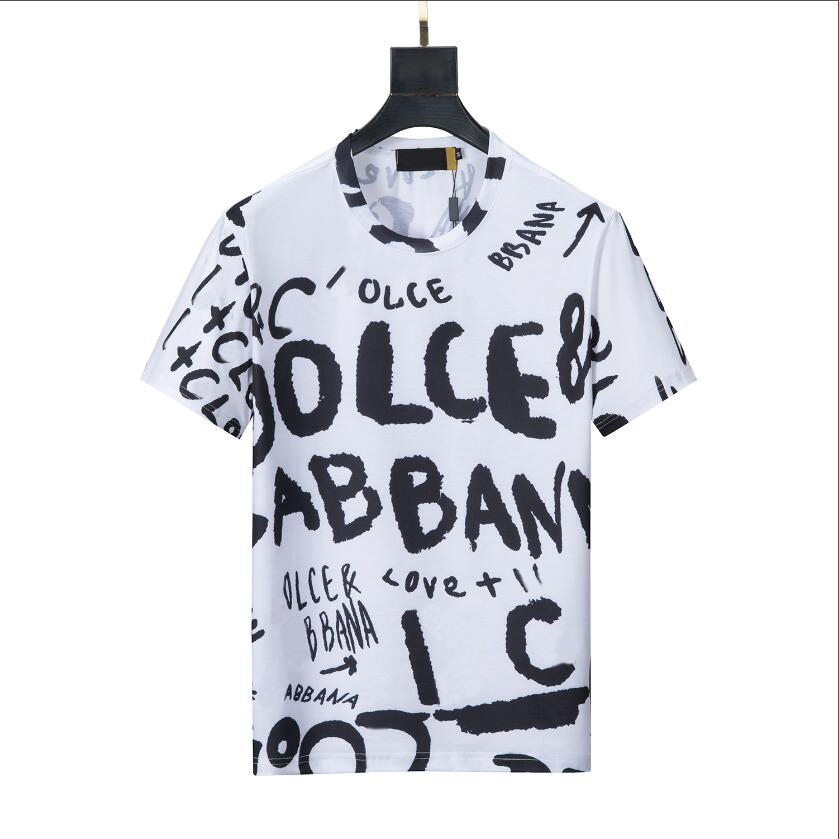

2022 Luxurys Designers Men Dress t shirt man polo Fashion Embroidery Letter Pattern Print Breathable Casual Tops Women Short Sleeve High Quality M-XXXL 42412#, White