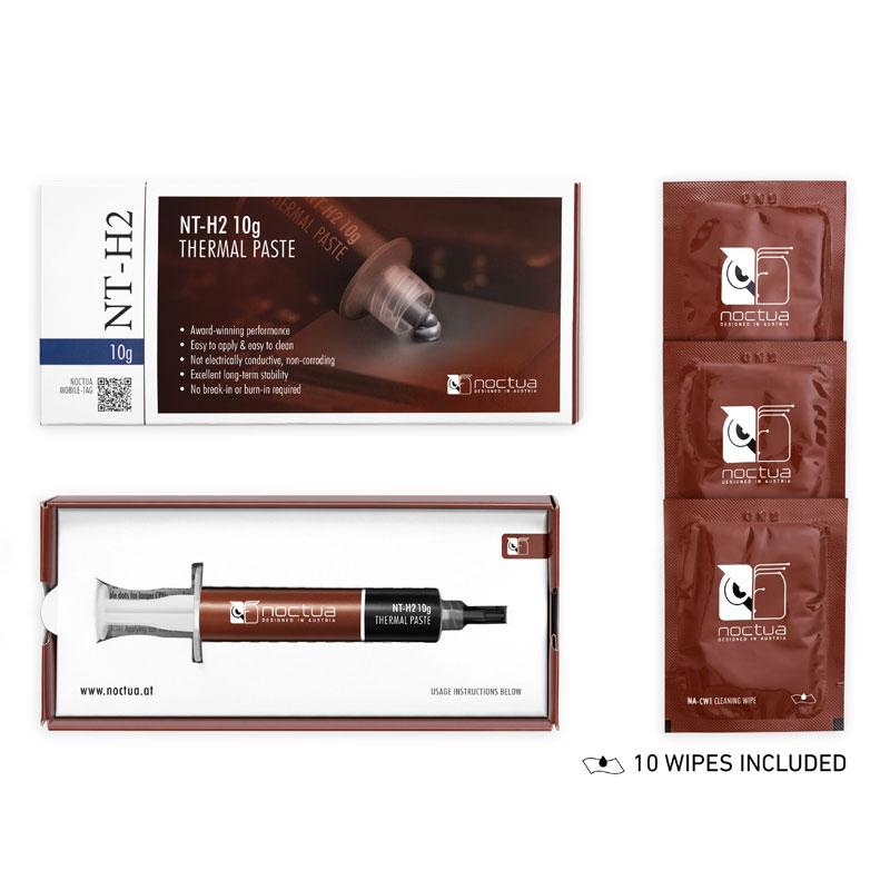 

Fans & Coolings Noctua NT-H1 NT-H2 3.5g 10g Thermal Conductive Grease Paste For Notebook Graphics CPU Chassis RadiatorFans