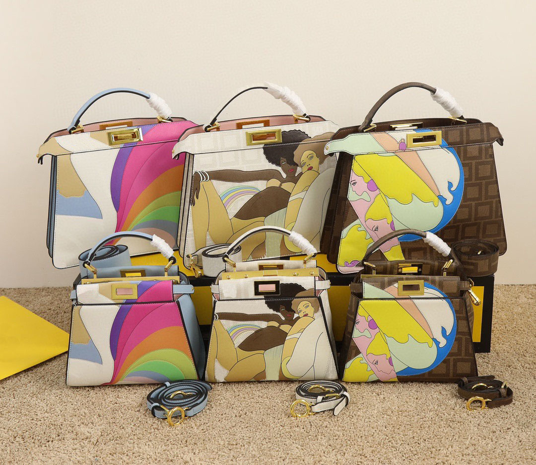 

Classic designer women's handbag brand luxury pattern shoulder bag multicolor fashion letters high quality portable shoulder strap aaaa3386, 3217/white