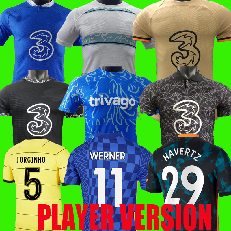 

player version 21 22 23 cfc LUKAKU soccer jerseys 2022 2023 PULISIC Jorginho home away third final fa Mount WERNER HAVERTZ football shirt Camiseta training KANTE cup, 21/22 home