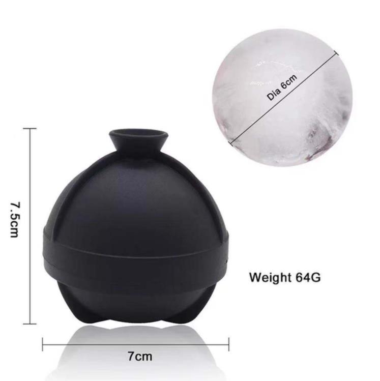 

Ice Ball Mold Tool Silicone Round Hockey Whiskey Ice-Cube Balls Sphere Mould 3D Whiskey-Wine Cocktail Ice Cube-Mold SN4064