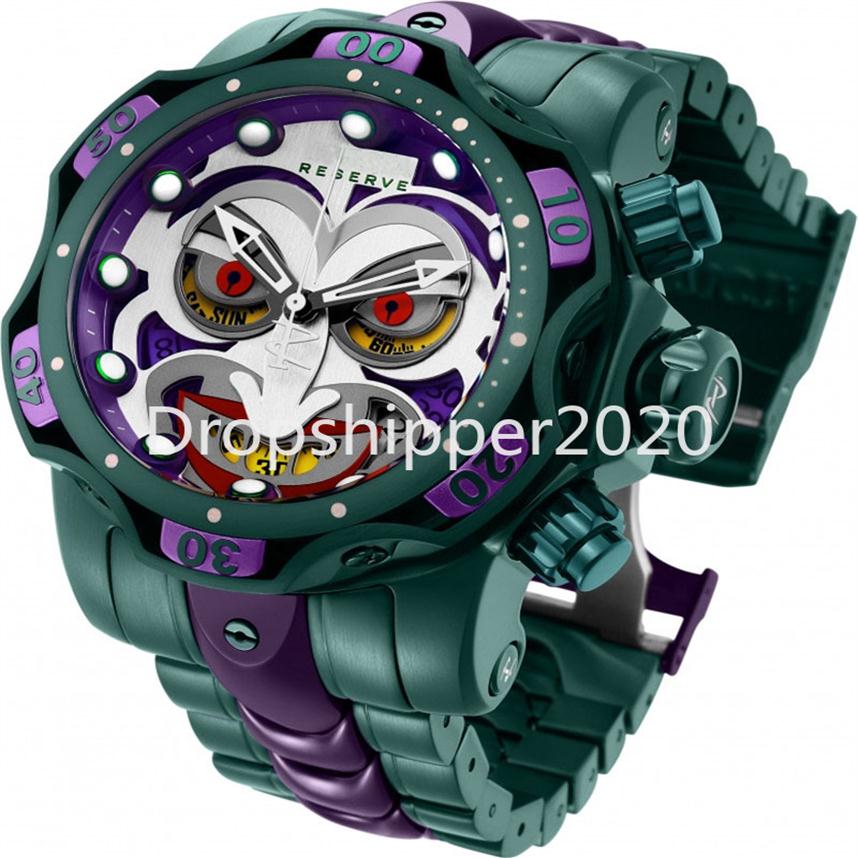 

Unbeaten Watch Dc Comics Joker Mens Quartz 52.5mm Stainless Steel - Model 30124 Calendar Waterproof Chronograph Watches264n, Tool
