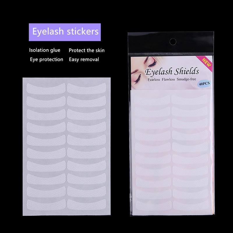 

False Eyelashes 40pcs Eye Eyelash Extension Fabrics Pads Sticker Patches Adhesive Tape Under Grafting Special PatchFalse
