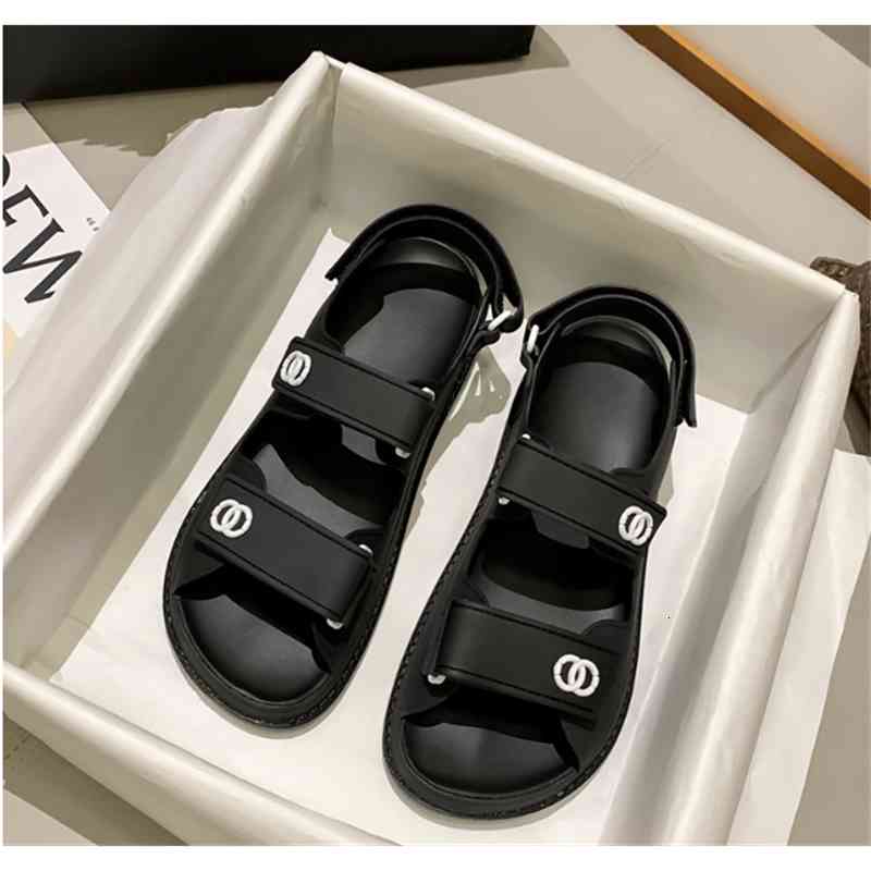 

Sandals Flat bottom comfortable banquet sandals summer shoes casual acid color fashion, 2# shoe box