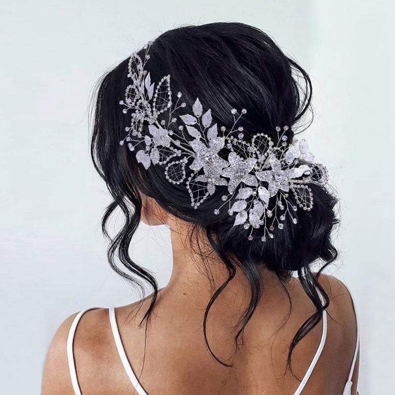 

Headpieces Fine Girl Bride Wedding Hair Accessories Pageant Crown And Tiara Jewelry Headband Diamond Headpiece For Women HeaddressHeadpieces