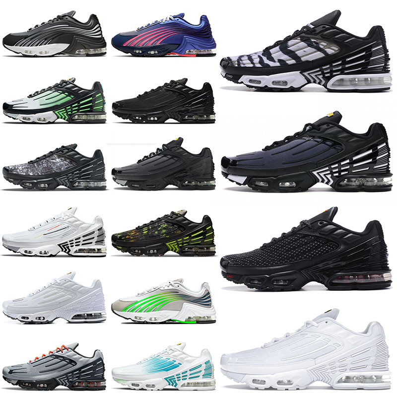 

New Arrival Tn Plus 3 III Tuned 2 Mens Womens Designer Running Shoes Big Size Us 12 Wolf Grey Obsidian Tiger Ghost Green Laser Blue Sports Sneakers Trainers Eur 36-46, 39-46 (6)