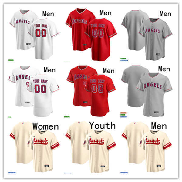

2022 City Angels Men Women Youth Los 17 Shohei Ohtani 27 Mike Trout 20 Jared Walsh 16 Brandon Marsh 3 Taylor Ward 4 Andrew Velazquez Baseball Jersey, Colour