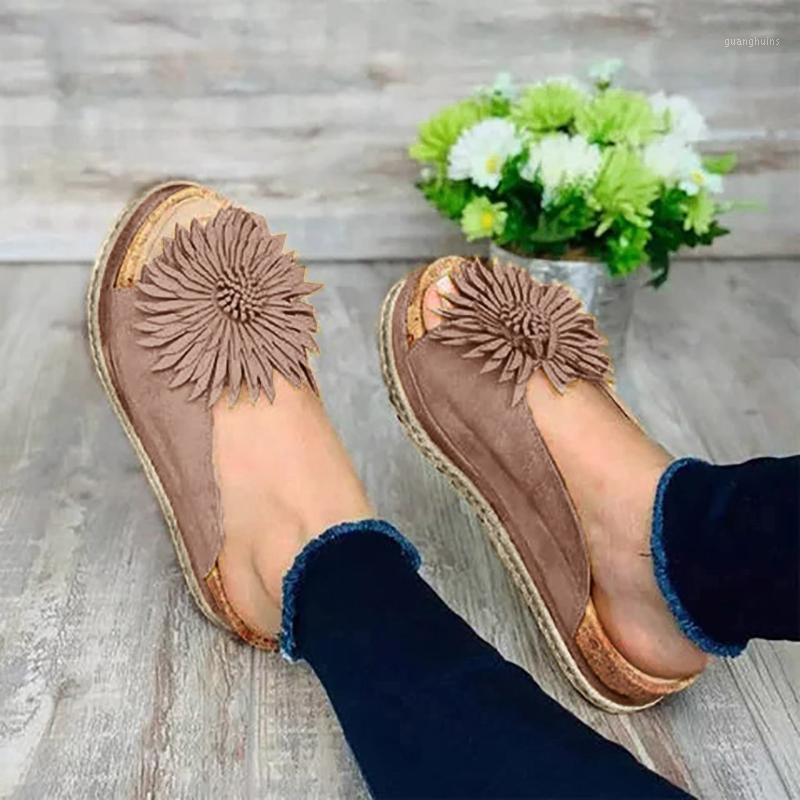 

Slippers Fashion Leisure Women Shoes Flat Open Toe Thick Bottom Comfortable Casual Shoe Roman Woman Zapatos De Mujer, Khaki