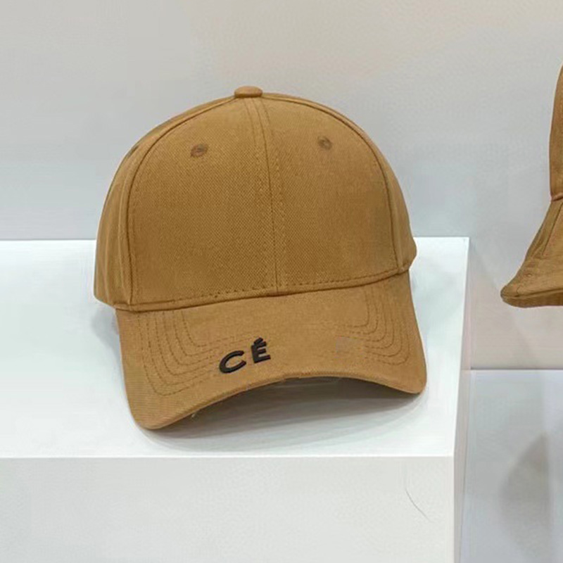 

Spring Summer Women Letter Embroidery Outdoor Leisure Sun Baseball Cap Men Cotton Breathable Solid Color Adjustable Cap, With logo