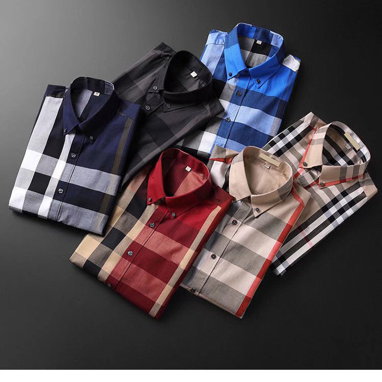 

2022 Men's Dress Shirt Luxury Slim Silk T-shirt Short sleeve Casual business wear platework brand 17 color -4XL