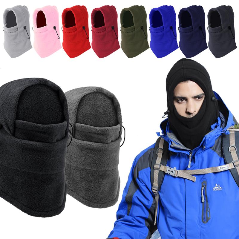 

Bandanas Men Women Winter Balaclava Cycling Warm Hood Ski Face Mouth Mask Moutain Bike MTB Neck Warmer Outdoor Fleece Hat