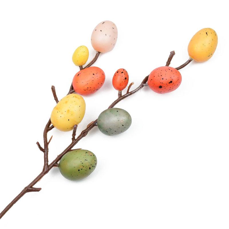 

Decorative Flowers & Wreaths 1pc Foam Egg Tree Branch Fake Plant Easter Eggs Decorated Artificial Party Decoration Table Desktop Ornament, B01