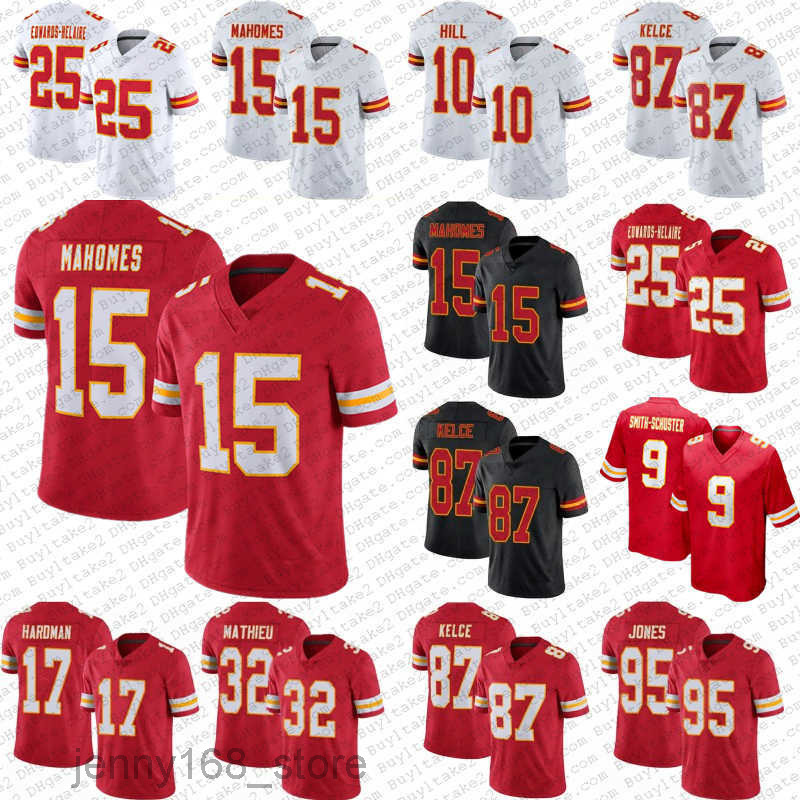 

9 Juju Smith-Schuster 15 Patrick Mahomes Kansas''City''Chiefs''Football 87 Travis Kelce Jerseys 10 Tyreek Hill''nfl''Jersey, Shown