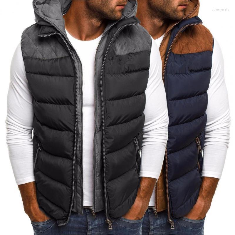 

Men's Vests Winter Vest Windproof Universal Leisure Wear Resistant Men Waistcoat Down For Dating Guin22, Wine red