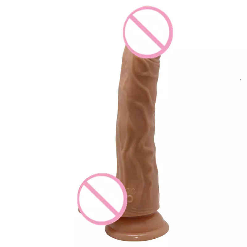 Vibrator Massager Long Thin Dragon 7.8 Inch Huge Free Power Dildo-image-777794459