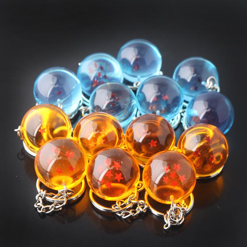 

Keychains 14Pcs Wholesale Japanese Celular Series 1-7 Stars Balls Pendant Keying Men Women Bag Car Keyring Accessories