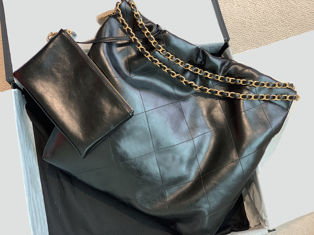 

2022Ss F/W France Womens Classic Quilted 22 Small/Medium Shopping Bags Gold Metal Hardware Matelasse Chain Shoulder Large Capacity Handbags 39X45X8CM/35x37x7cm, Box