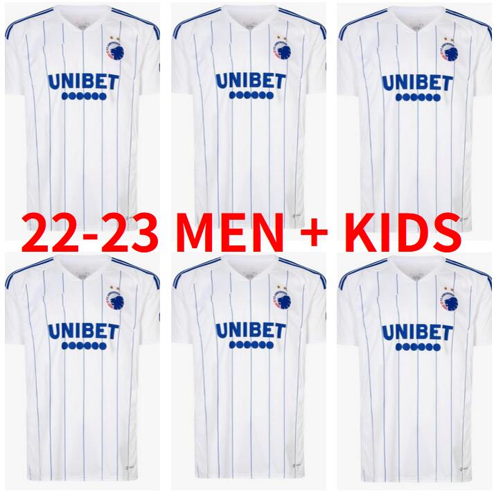 

22 23 Copenhagen soccer jerseys 2022 2023 Home Away WIND SINGH STAGE LERAGER Football Shirt Kit KHOCHOLAVA WILCZEK ZECA maillots de foot
