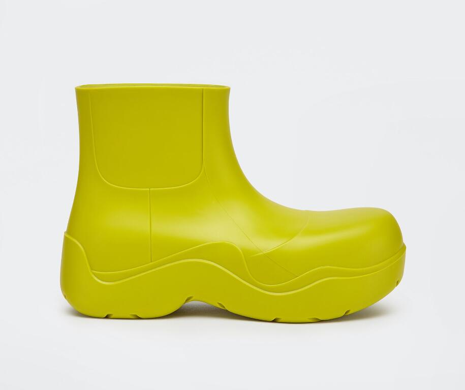 

Puddle Ankle Boot Designer New Fashion Womens Rubber Boots Light Waterproof Rainboots Oversized Booties Candy Color Shoes Top-Quality Size 35-40, Color 5