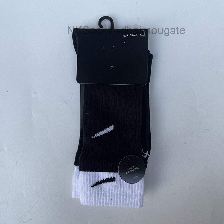 

Men Fashion Classic Socks Hook Brand Color Stitched Men's Women's Long Tube Sports Training Sock Street Couple Middle Tubes Luxury Medium Sportsocks Eur Size Hbyz, Medium tube 2
