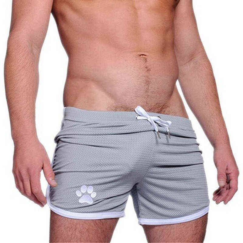 

Men Gym Fitness Shorts Bodybuilding sports Jogging shorts Male 2022 Summer Cool Breathable Mesh casual men Shorts Sweatpants T220517, Black white