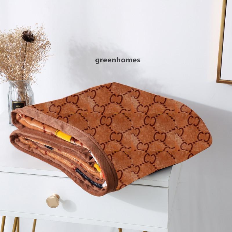 

Luxury Baroque Blankets Casual Printed Designer Blanket 8 Patterns Soft Touch Men Women Velvet Carpets I