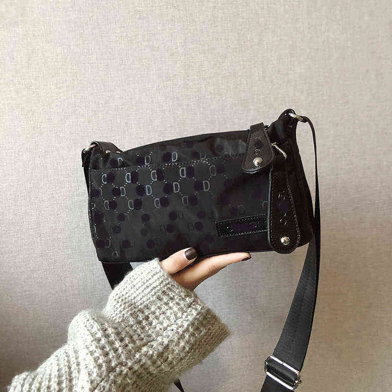 

Factory Online Export Designer Bags Cloth Women's New Versatile Light One Shoulder Messenger, Black
