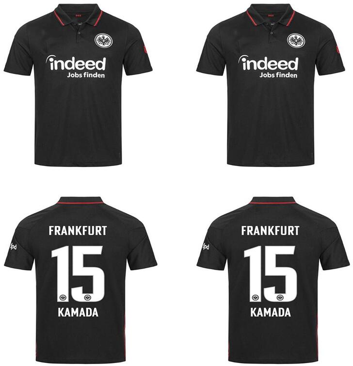 adult kids 21 22 Eintracht Frankfurt away red third soccer jerseys 2021 2022 Die Adler SOW SILVA KOSTIC JOVIC football child kit HASGSFEW-image-766086772