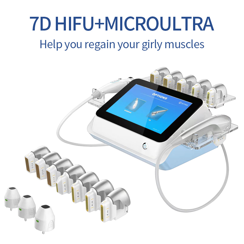 Prix de la machine Microultra à ultrasons 7D HIFU d'équipement de beauté multifonctionnel portatif
