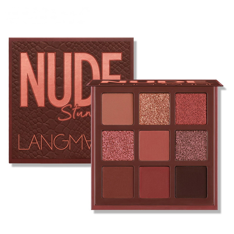 

9 Color Eyeshadow Pallete Wholesale Magical Nude Matte Shadow Brown Shimmer Long Last Desert Pearlescent Full and Rich Coloris Cosmetics Makeup Eyeshadows Pallet, L9750-a