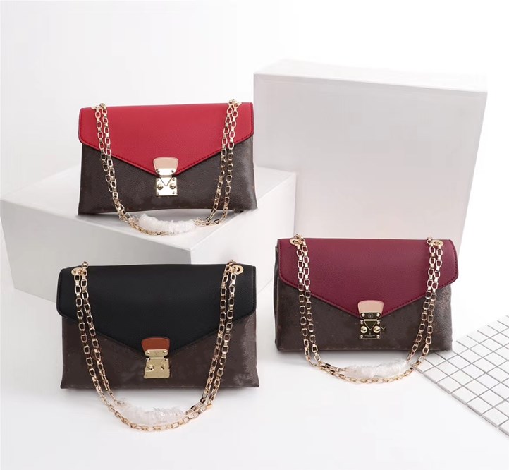 

Bag Fashion Leather Girl Bags Shoulder Genuine Letters Lady Handbag With For Crossbody Handbags LvsGGs Kbsie, Red