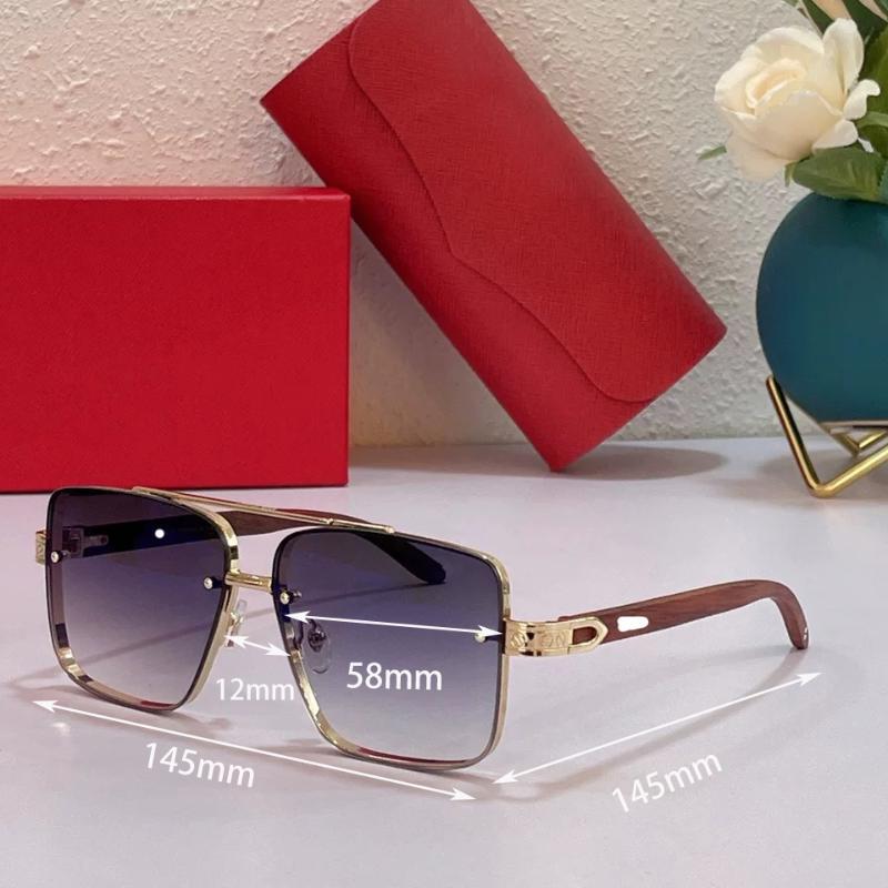 

Sunglasses Top Quality Fashion Rectangle Men Wood 2022 Designer Trendy Retro Classic Frame UV400 8200991