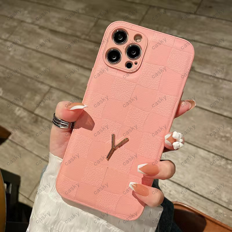 

Luxury Designer Phone Cases For Iphone 13 13pro 12 12pro 11 11pro X 7/8 Plus Iphone Case Leather Silicone Fitted Case Fashion Phone Cover, White