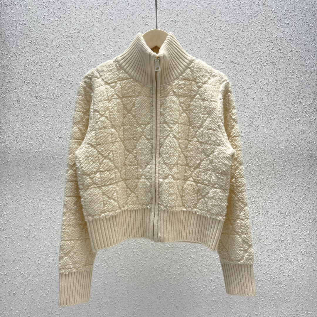 

611 2022 Milan Runway Spring Summer Brand Same Style Long Sleeve White Cardigan Women' Crew Neck High Quality Womens meiyi, Customize