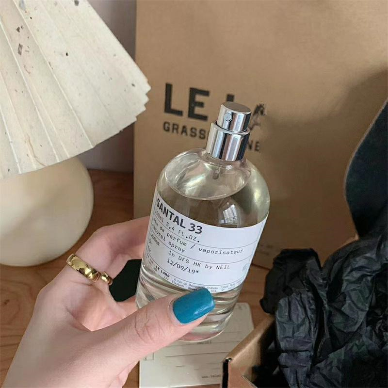 

SALES!!! 100ml Famous Perfume Le Labo Cologne for Men women SANTAL 33 Long Lasting Amazing Smell Portable Fragrance fast delivery Best quality