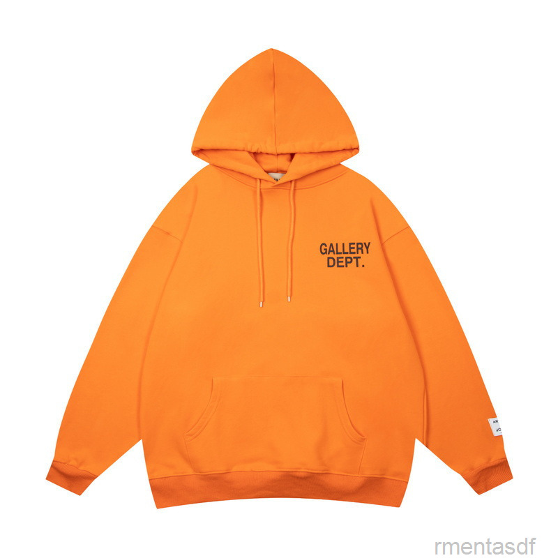

22ss New Men' Women' Sweater Letter Gall Hoodie American Street Fashion Brand Men and Women Couple Jackets 21, Yellow