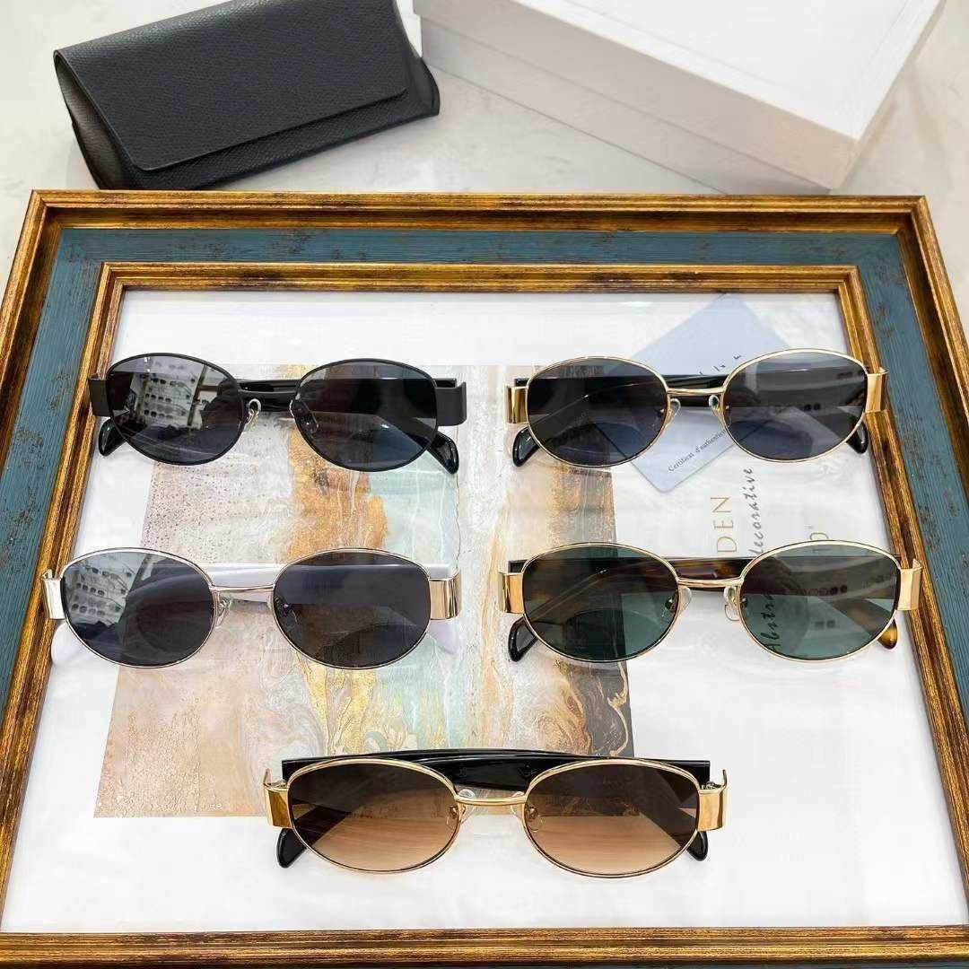 

Luxury designer New Arc de Triomphe net red same female oval Sunglasses plate sunglasses cl4s226