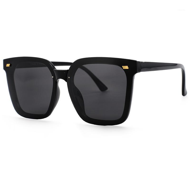 

Sunglasses High Quality Polarized Black Square Women Design Big Frame Sun Glasses Anti Glare Vintage GlassesSunglassesSunglasses