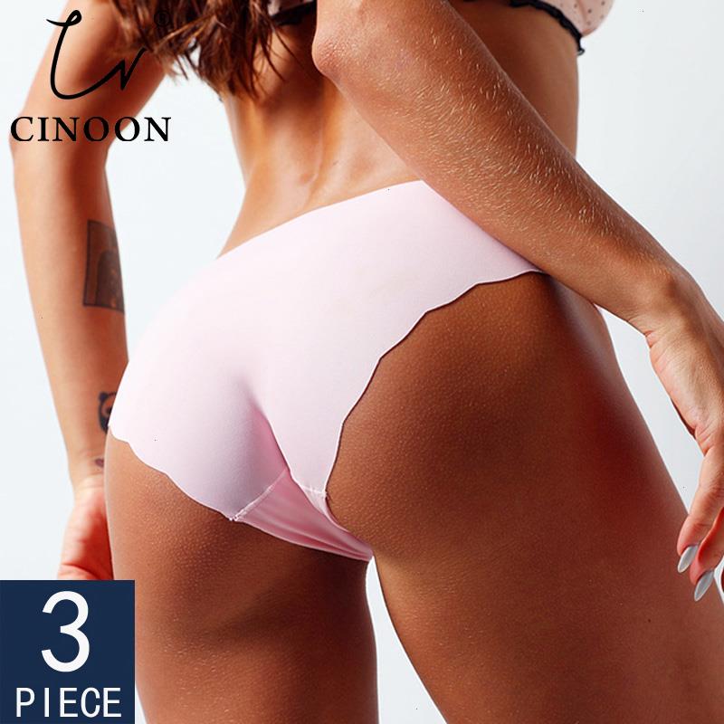

3pcslot Fashion Women Seamless Panties Ultra-thin Underwear Comfort Intimates Sexy Lingerie Low-rise Female Briefs, 1pink1blue1beige