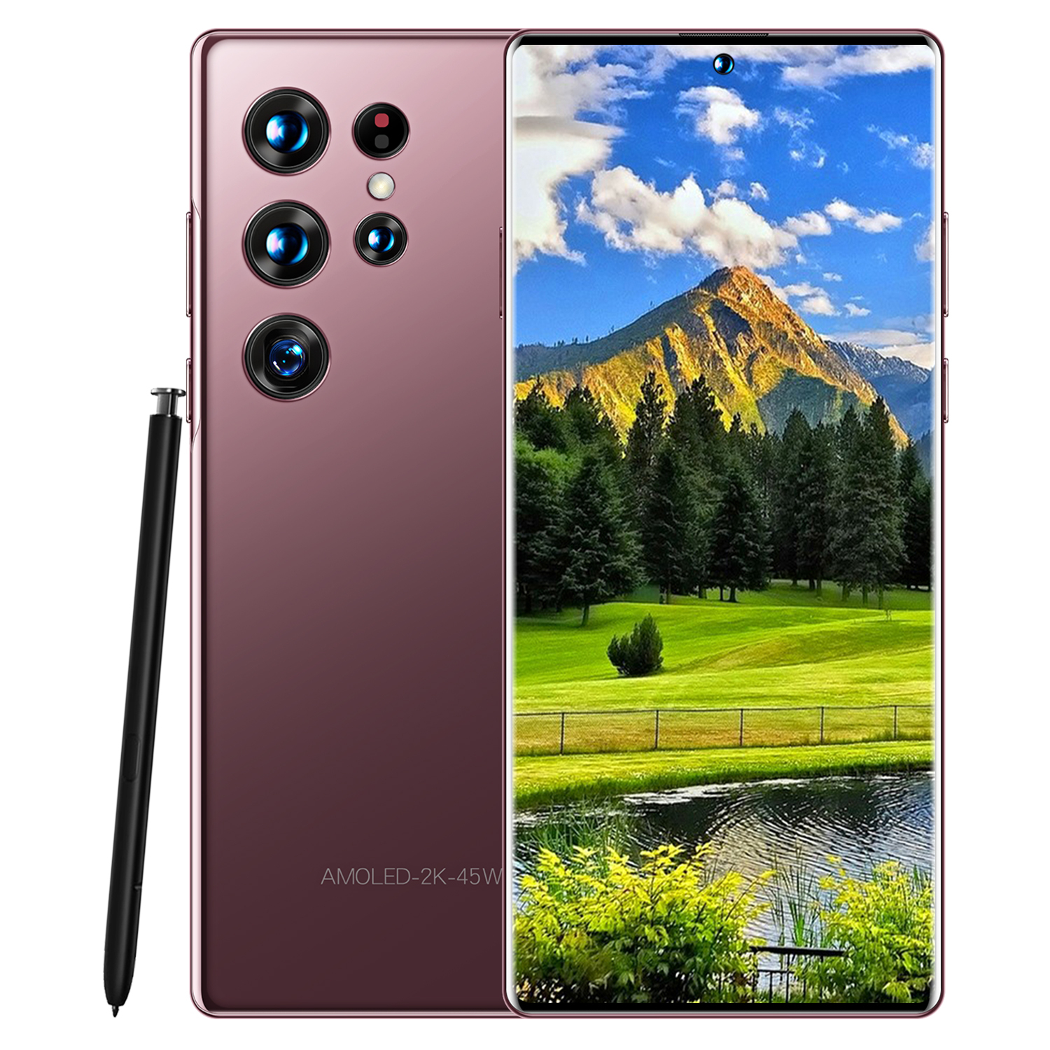 Global Version Phone Original Android Smartphone 7.3 Inch Cellphone Dual SIM HD 48MP Camera 4G Cell Mobile Smart Face ID Unlock-image-783372457