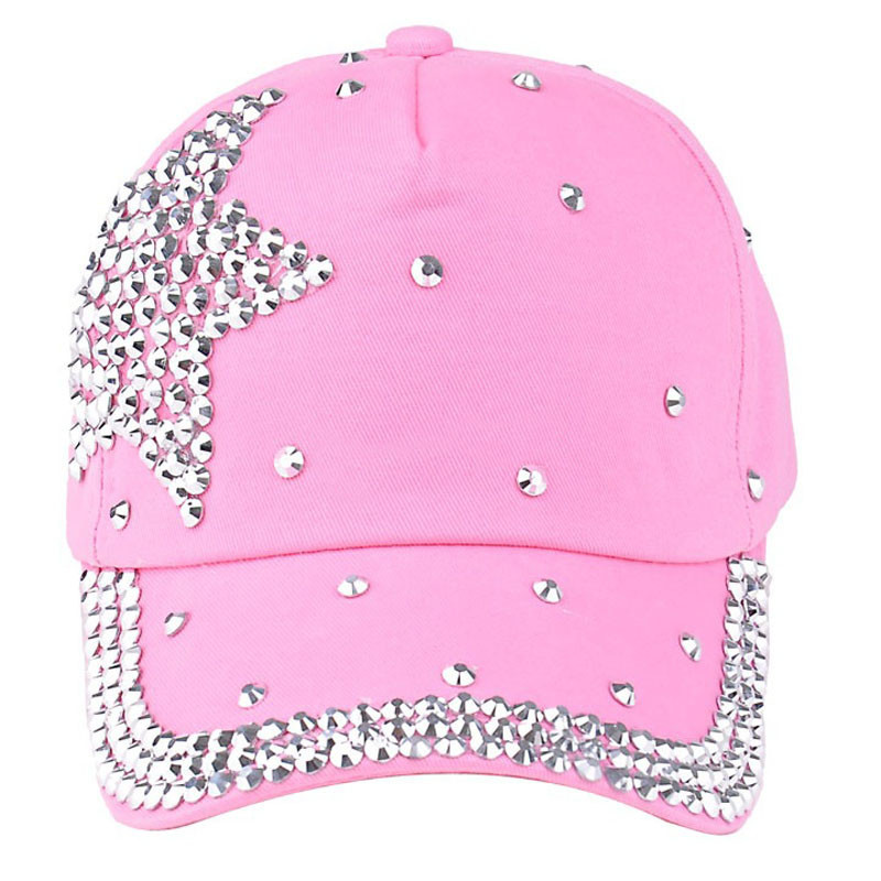 

Snapback Hat New Fashion baby Baseball Cap Rhinestone Star Shaped Boy Girl cute Summer Autumn hat Children Accessories wholesale ys222, Remark color