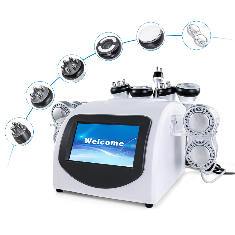 Kim 6 en 1 ultrasons cavitation liposuccion vide RF BIO Pads amincissant la graisse de la machine brûlant la mise en forme du corps