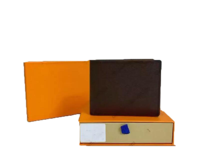 

2022 new L bag billfold High quality Plaid pattern women wallet men pures high-end luxury s designer wallet with box, L7-7