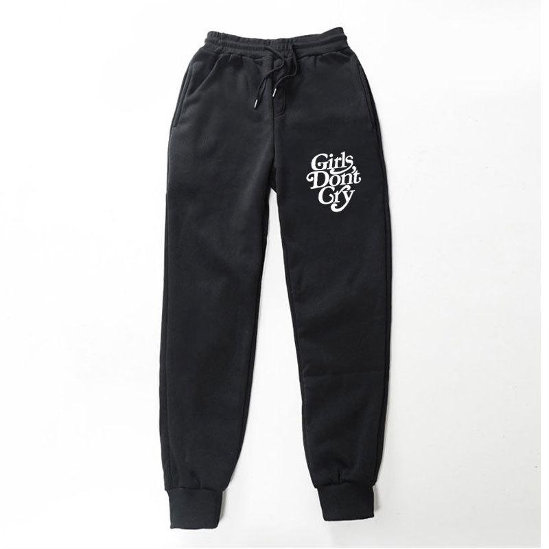 

Men' Pants Beautiful Girls Don't Cry Print Fleece Trousers Printed Men Women Jogging Streetwear Comfortable Sweatpants Jogger, Black